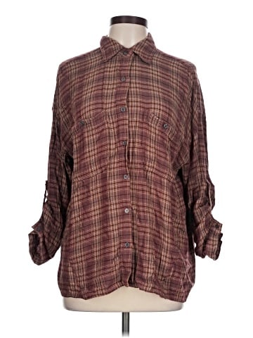 Max Studio Long Sleeve Button-Down Shirt (view 1)