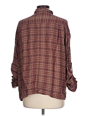 Max Studio Long Sleeve Button-Down Shirt (view 2)