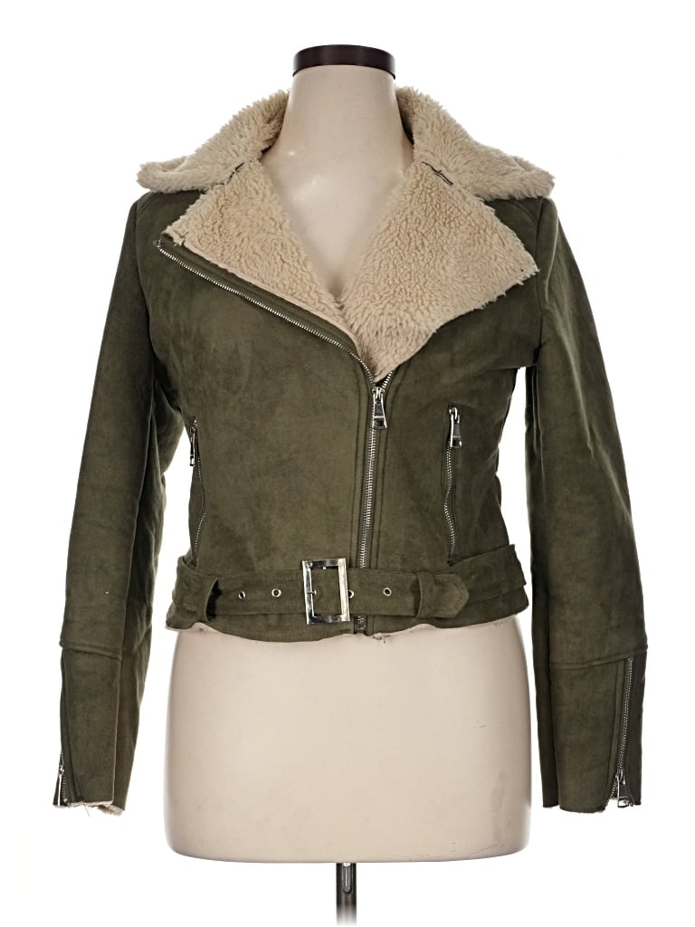 Pre-owned Vigoss Coat In Green
