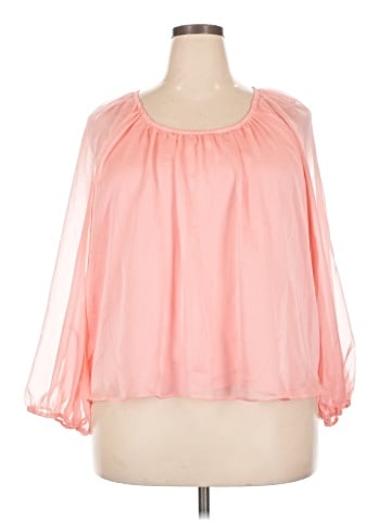 1.State 3/4 Sleeve Blouse (view 1)
