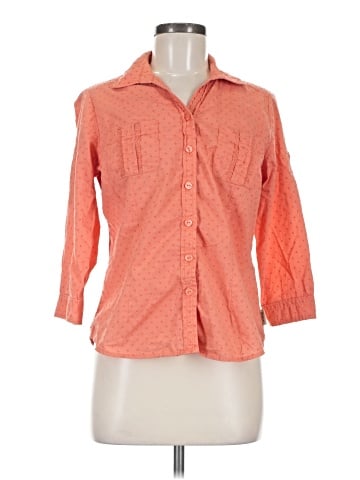 Woolrich 3/4 Sleeve Button-Down Shirt (view 1)