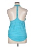 Nike 100% Polyester Blue Tank Top Size L - photo 2