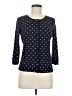 Talbots Polka Dots Blue Pullover Sweater Size Med Petite - photo 1