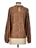 Gallery Brown Long Sleeve Blouse Size XS - photo 2
