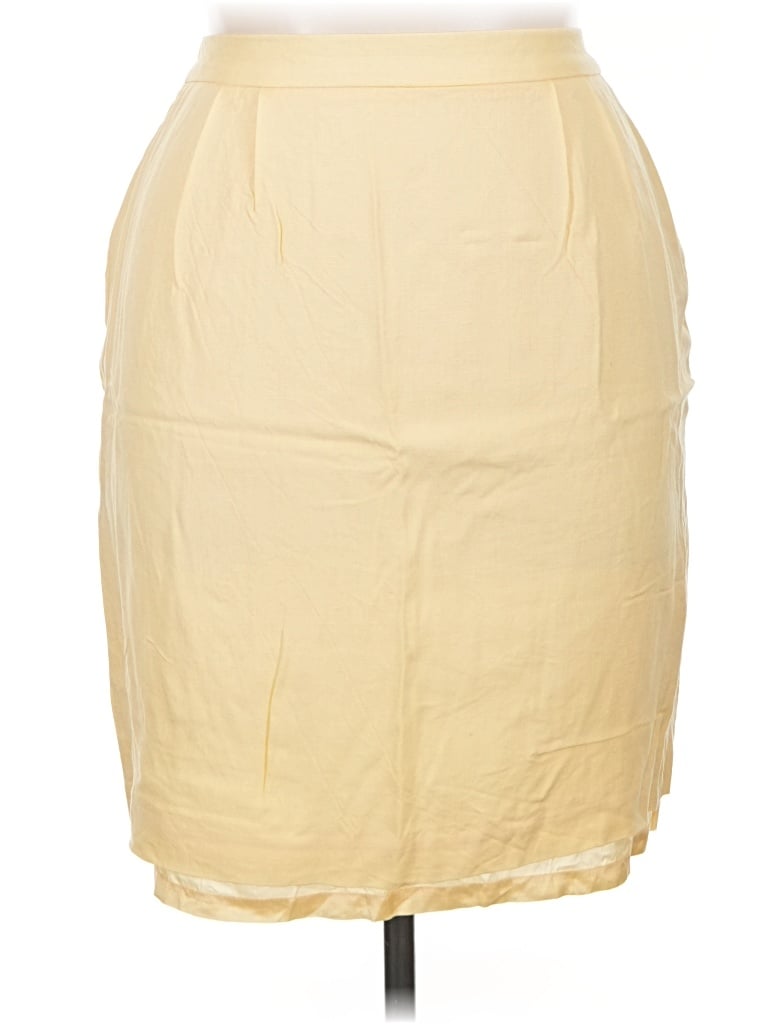 Pre-owned Laura Scott Casual Skirt In Yellow