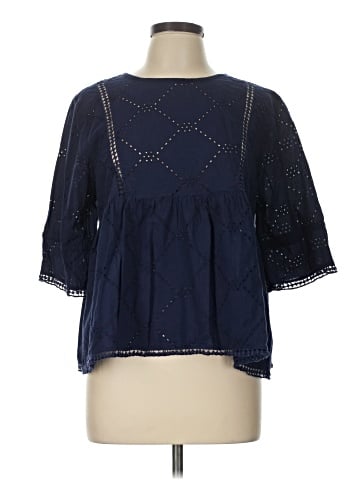 Jennifer & Grace 3/4 Sleeve Blouse (view 1)