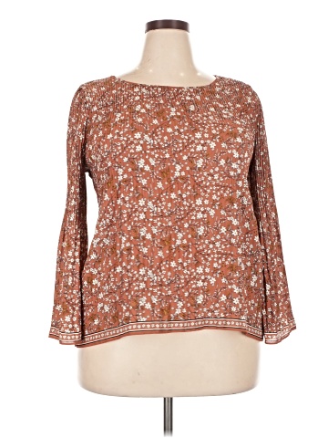 Max Studio 3/4 Sleeve Blouse (view 1)