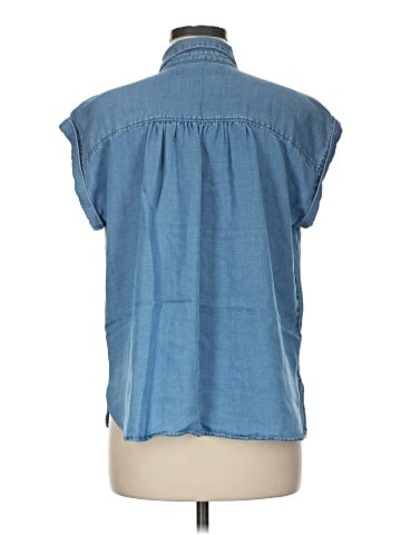 Ann Taylor LOFT Sleeveless Button-Down Shirt (view 2)