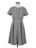 CeCe Stripes Black Casual Dress Size S - photo 1