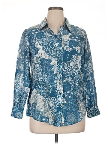 Coldwater Creek Long Sleeve Button-Down Shirt (view 1)