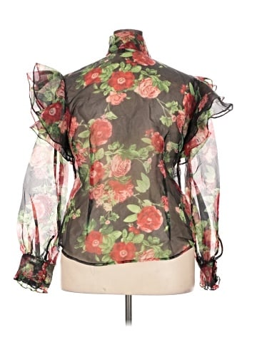 New York & Company Long Sleeve Blouse (view 2)