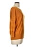 August Silk Orange Pullover Sweater Size L - photo 4