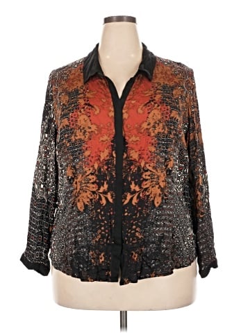 Nic + Zoe 3/4 Sleeve Silk Top (view 1)
