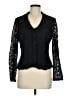 Talbots 100% Nylon Black Long Sleeve Blouse Size 6 - photo 1