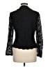 Talbots 100% Nylon Black Long Sleeve Blouse Size 6 - photo 2