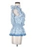 Max Studio 100% Polyester Blue Sleeveless Blouse Size XS - photo 4