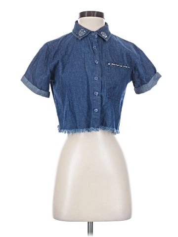 Derek Heart Short Sleeve Button-Down Shirt (view 1)
