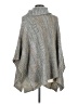 Splendid Tweed Gray Poncho Size Med - Lg - photo 2