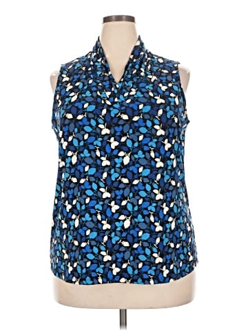 Anne Klein Sleeveless Blouse (view 1)