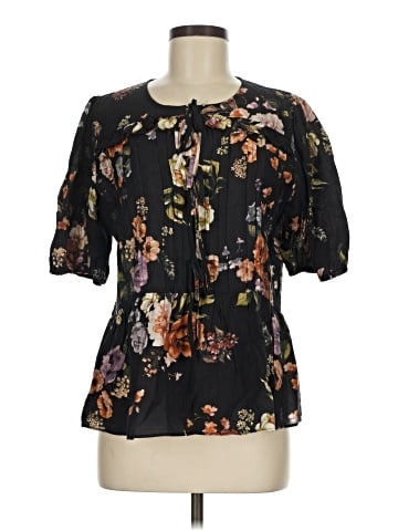 Laura Ashley Short Sleeve Blouse (view 1)