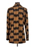 Alysi 100% Polyester Chevron-herringbone Brown Blazer Size 2 - photo 2