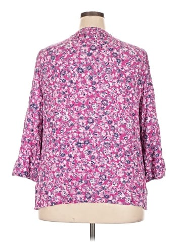 Croft & Barrow 3/4 Sleeve Blouse (view 2)