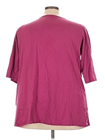 Roaman's 3/4 Sleeve Top (view 2)