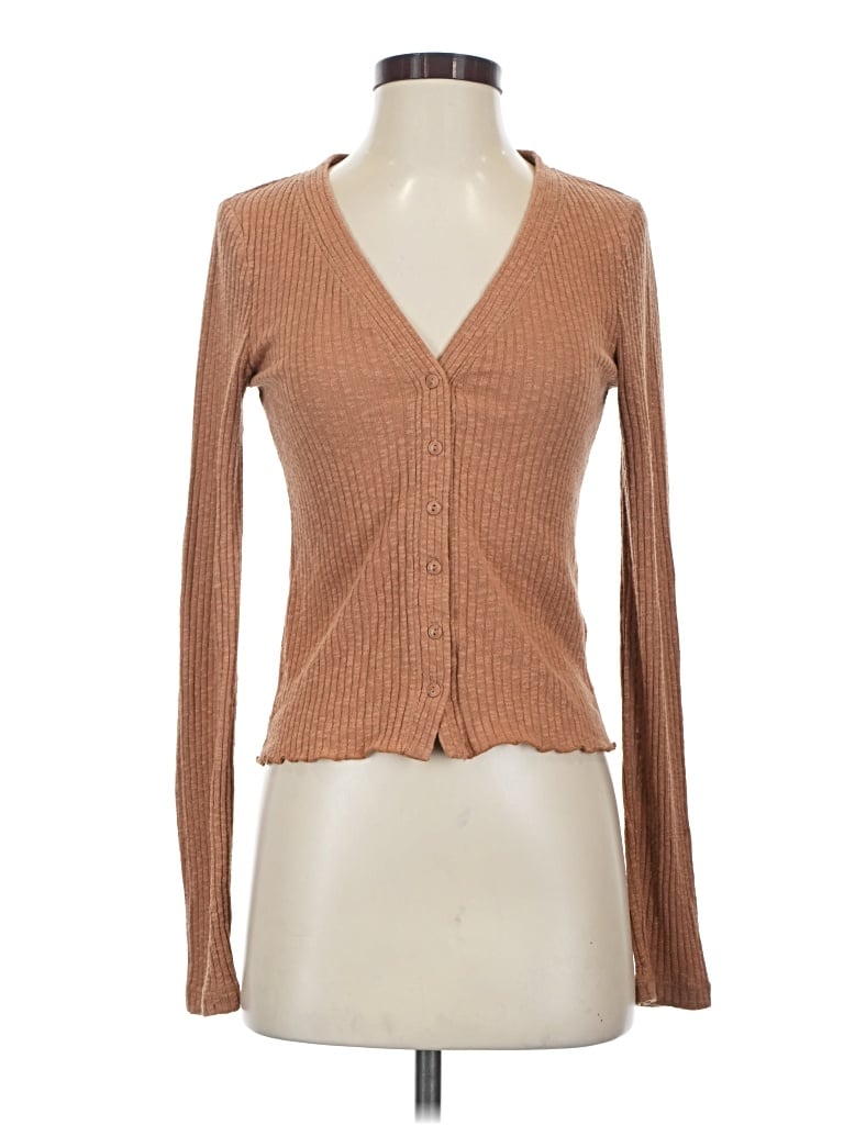 Pre-owned Bp. Cardigan Sweater In Tan