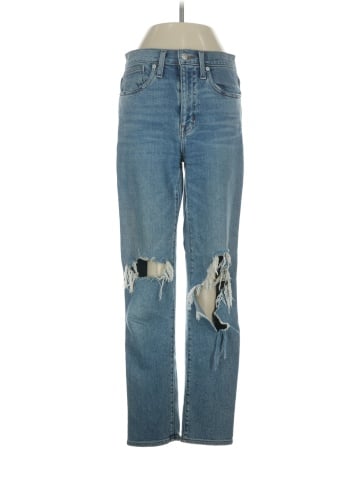 Madewell The Girljean in Cadell Wash: Ripped Edition (view 1)