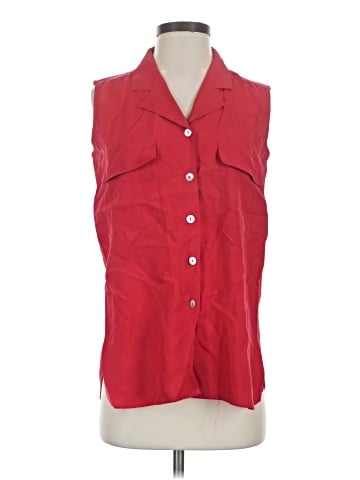 edward Sleeveless Silk Top (view 1)