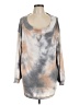 First Love Tie-dye Gray Pullover Sweater Size M - photo 1