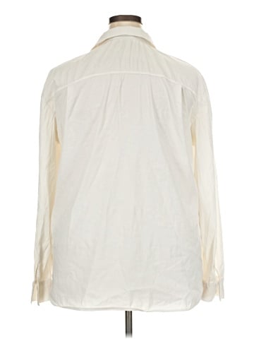 Lafayette 148 New York Long Sleeve Button-Down Shirt (view 2)