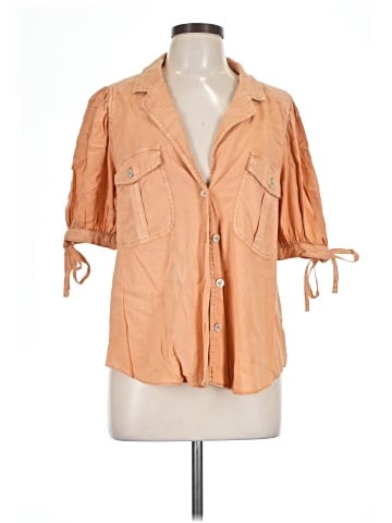 Free People 3/4 Sleeve Button-Down Shirt (view 1)