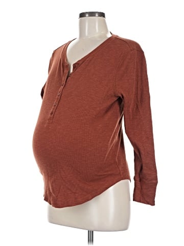 Gap - Maternity Long Sleeve Henley (view 1)