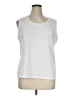 Rafaella White Sleeveless Top Size XL - photo 1