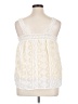 Cato 100% Polyester Ivory Sleeveless Blouse Size 14-16W - photo 2