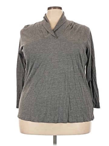 Roaman's 3/4 Sleeve Top (view 1)
