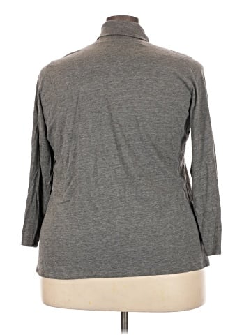 Roaman's 3/4 Sleeve Top (view 2)