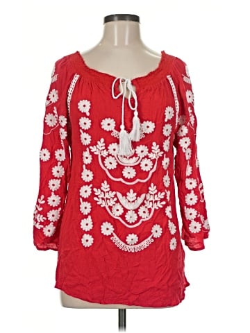 Intro 3/4 Sleeve Blouse (view 1)