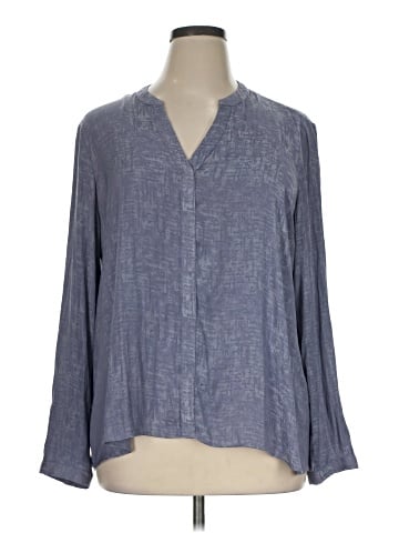 Jennifer Lopez Long Sleeve Blouse (view 1)
