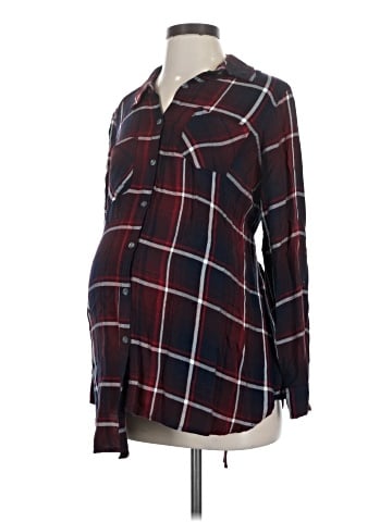 Isabel Maternity Long Sleeve Blouse (view 1)