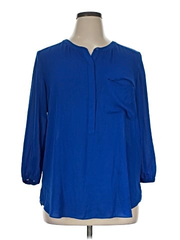 Not Your Daughter's Jeans 3/4 Sleeve Blouse (view 1)