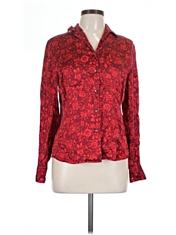 Ann Taylor LOFT Long Sleeve Silk Top (view 1)