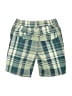 Tea 100% Cotton Plaid Green Board Shorts Size 6 - photo 2