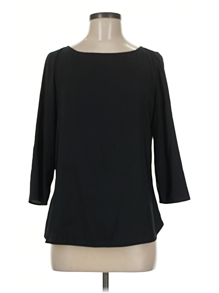 Pre-owned Express 3/4 Sleeve T-shirt In Black