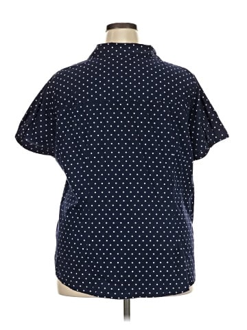Basic Editions Short Sleeve Blouse (view 2)