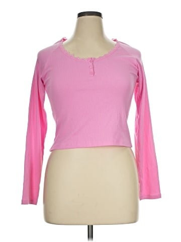 No Boundaries Long Sleeve Henley (view 1)