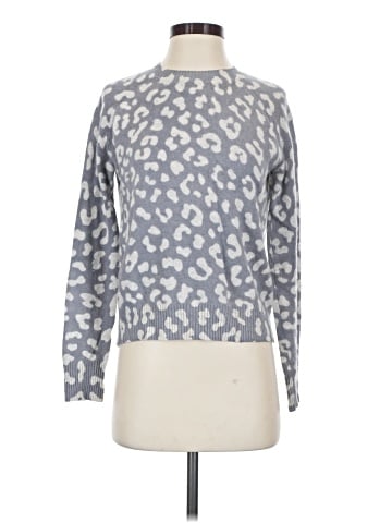 Aqua Cashmere Pullover Sweater (view 1)