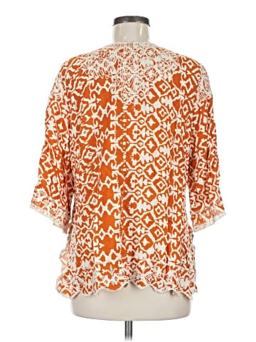 Solitaire 3/4 Sleeve Blouse (view 2)