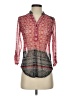 Perseption Concept Red 3/4 Sleeve Blouse Size S (petite) - photo 1